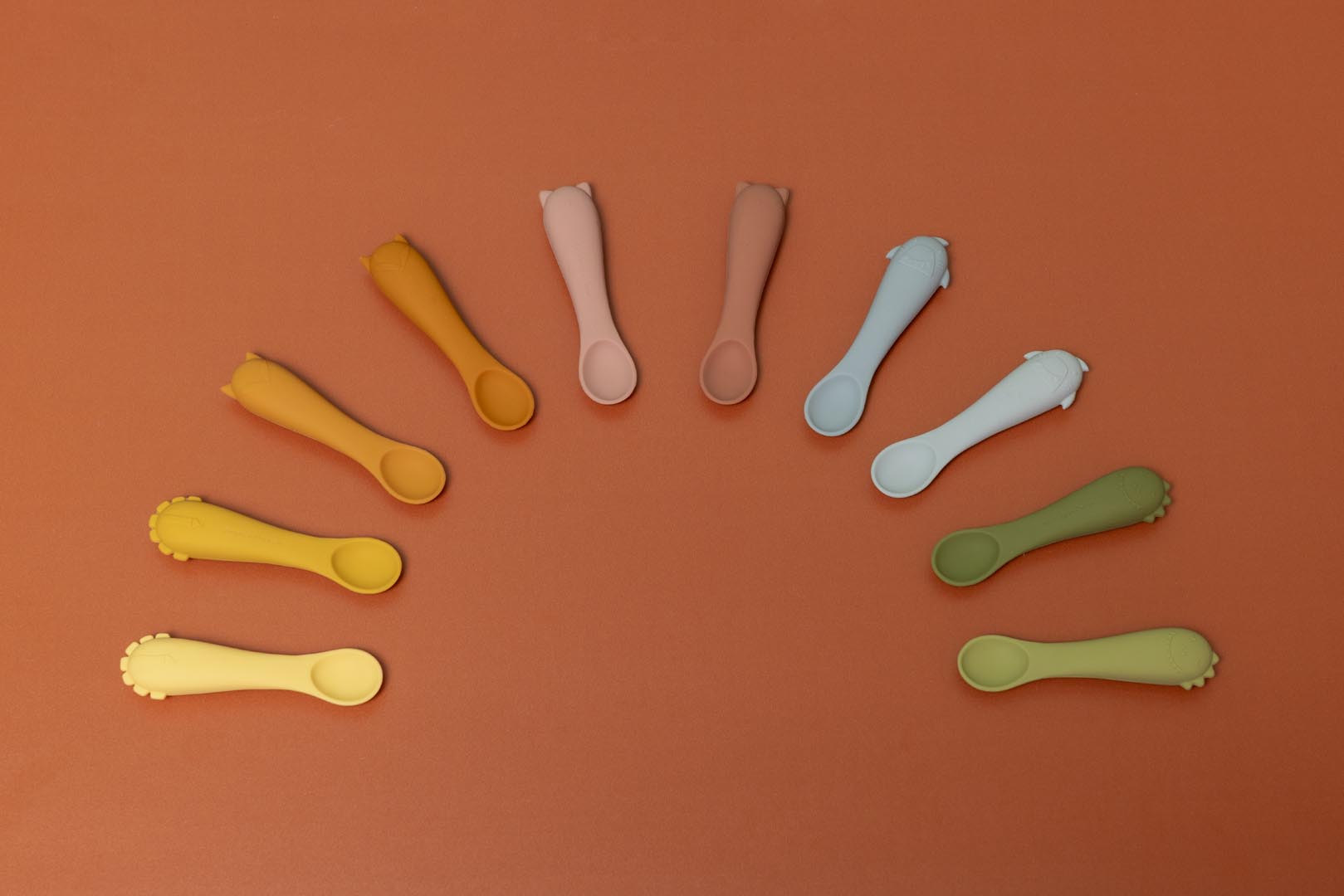 Primeras cucharas para bebé 2-pack - Mr. Shark